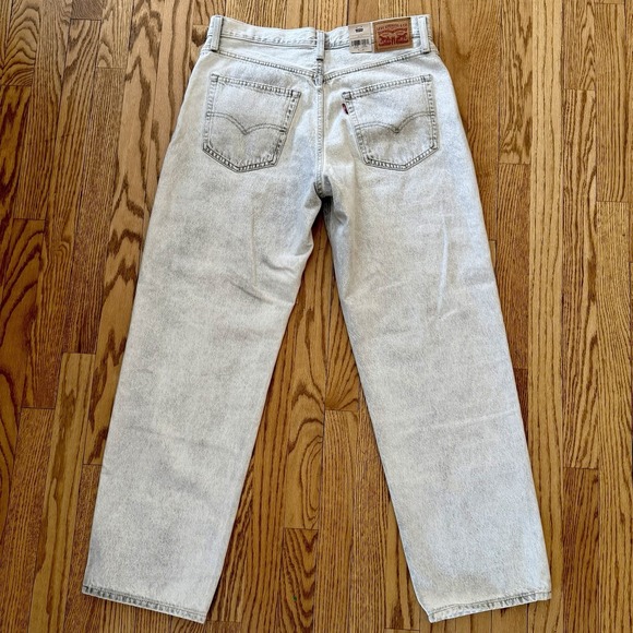 Levi's Women's Mid-Rise '94 Baggy Straight Blue Jeans Size 30 x 31 - Picture 8 of 11